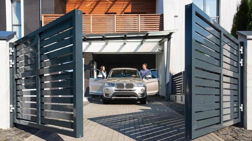 распашные ворота в Железноводске