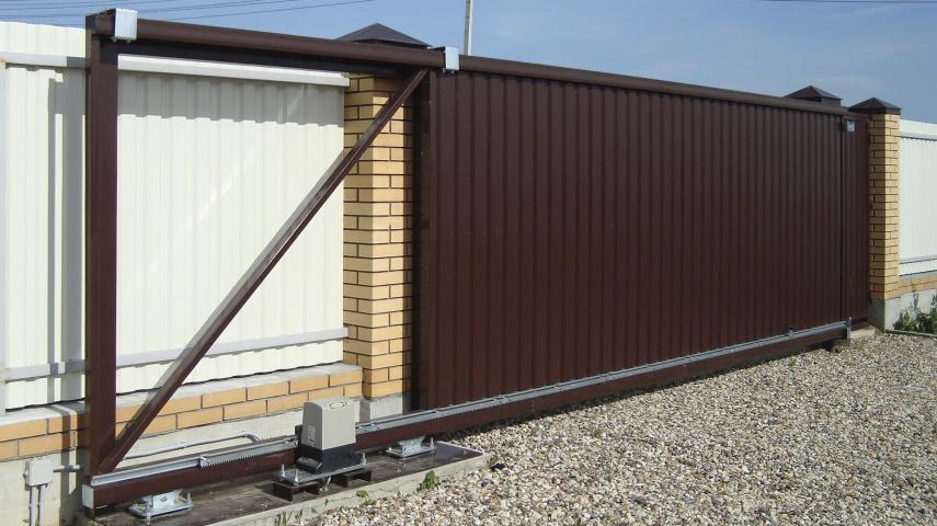 ворота из профлиста в Железноводске